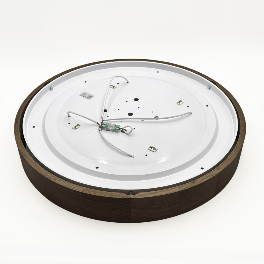 Brilagi - LED Stropné svietidlo CARVALHO 4xE27/60W/230V orech Ø 57,5 cm
