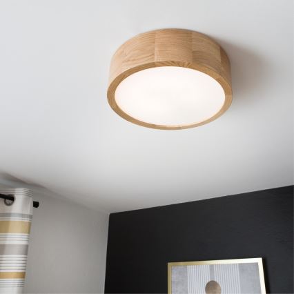 Brilagi - LED stropné svietidlo CARVALHO LED/20W/230V dub priemer 27,5 cm