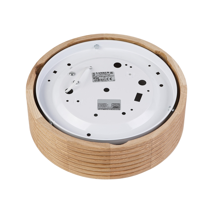 Brilagi - LED stropné svietidlo CARVALHO MODERN 1xE27/60W/230V pr. 27,5 cm dub
