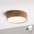 BRILAGI - LED stropné svietidlo CARVALHO MODERN 1xE27/60W/230V priemer 27,5 cm dub