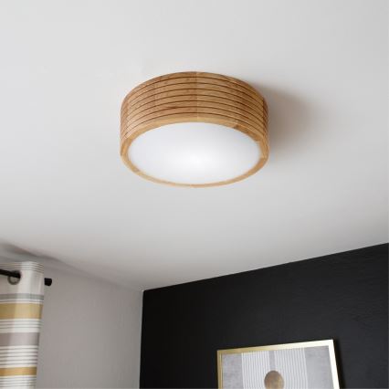 Brilagi - LED stropné svietidlo CARVALHO MODERN 1xE27/60W/230V priemer 27,5 cm dub