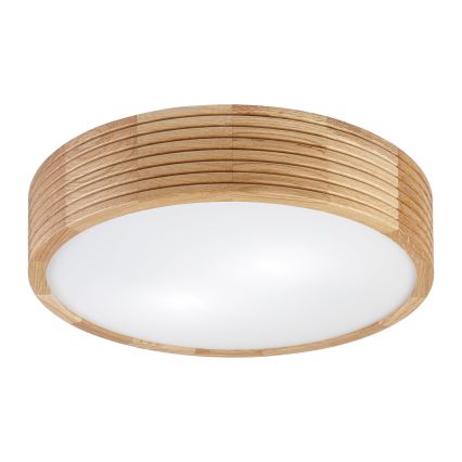 Brilagi - LED stropné svietidlo CARVALHO MODERN 2xE27/60W/230V priemer 37,5 cm dub