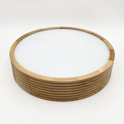 Brilagi - LED stropné svietidlo CARVALHO MODERN 2xE27/60W/230V priemer 37,5 cm dub