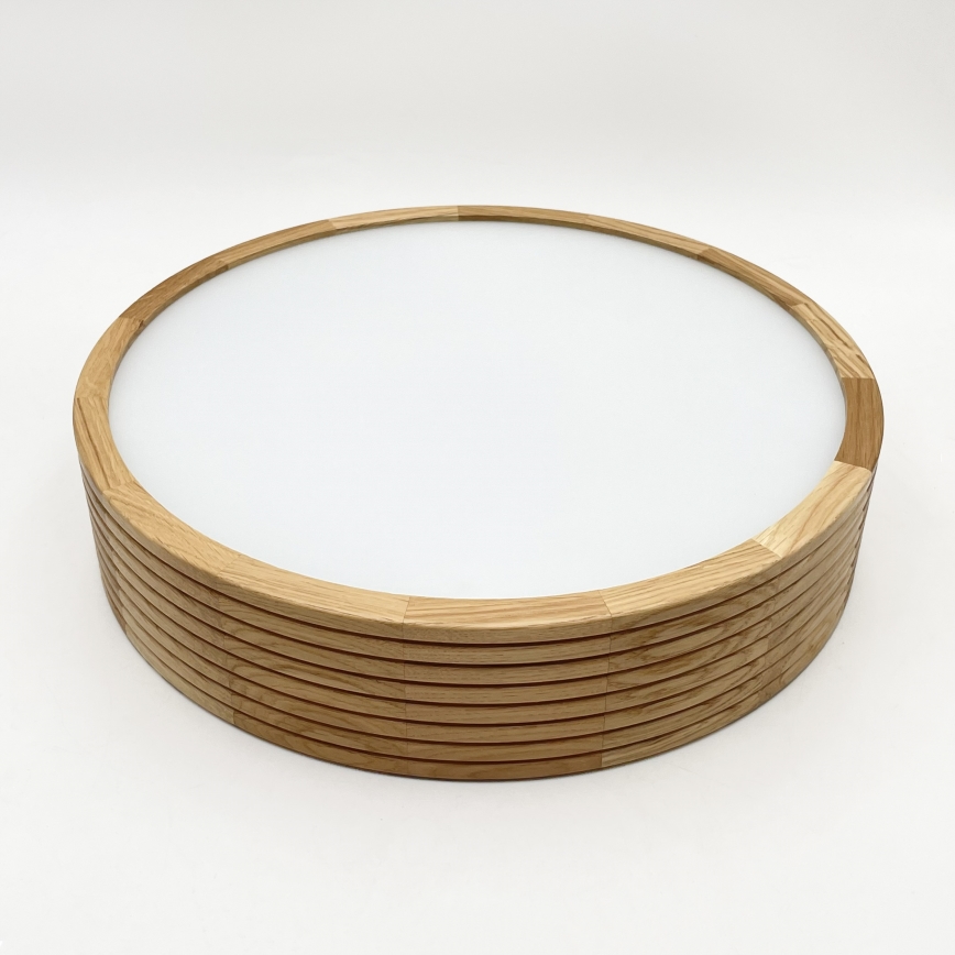 Brilagi - LED stropné svietidlo CARVALHO MODERN 2xE27/60W/230V priemer 37,5 cm dub
