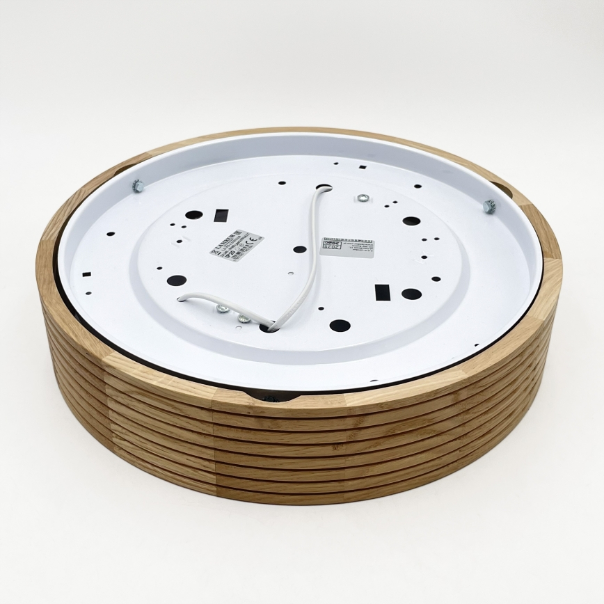 Brilagi - LED stropné svietidlo CARVALHO MODERN 2xE27/60W/230V priemer 37,5 cm dub