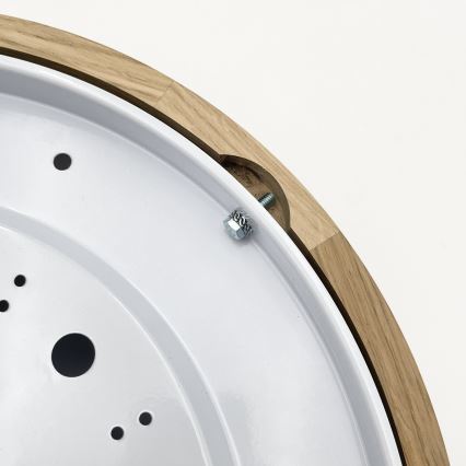 Brilagi - LED stropné svietidlo CARVALHO MODERN 2xE27/60W/230V priemer 37,5 cm dub