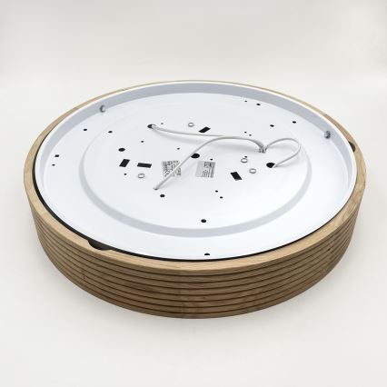 Brilagi - LED stropné svietidlo CARVALHO MODERN 3xE27/60W/230V pr. 47,5 cm dub