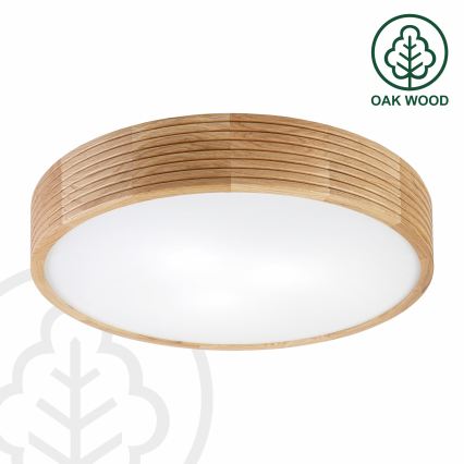 BRILAGI - LED stropné svietidlo CARVALHO MODERN 3xE27/60W/230V, priemer 47,5 cm, dub