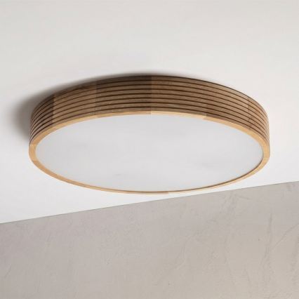 Brilagi - LED Stropné svietidlo CARVALHO MODERN 4xE27/60W/230V dub pr. 57,5 cm