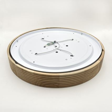 Brilagi - LED Stropné svietidlo CARVALHO MODERN 4xE27/60W/230V dub pr. 57,5 cm
