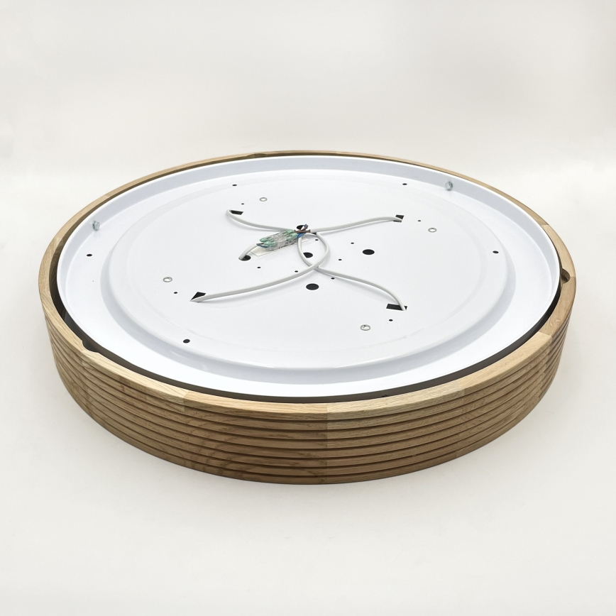 Brilagi - LED Stropné svietidlo CARVALHO MODERN 4xE27/60W/230V dub pr. 57,5 cm