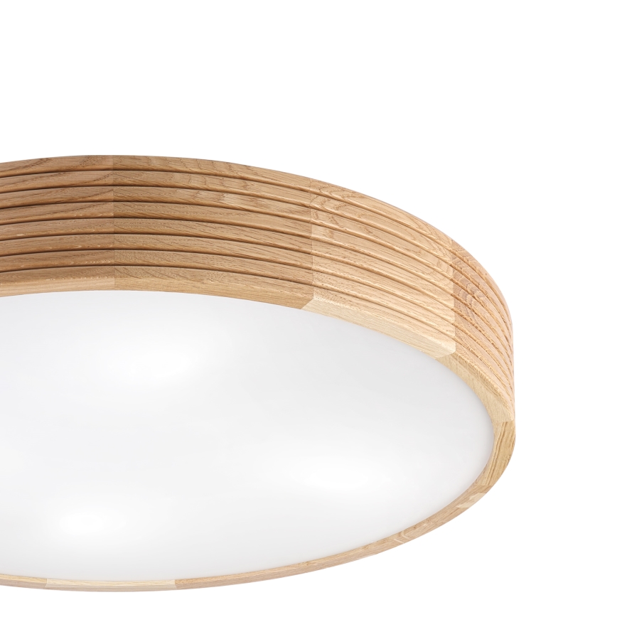 Brilagi - LED Stropné svietidlo CARVALHO MODERN 4xE27/60W/230V dub pr. 57,5 cm
