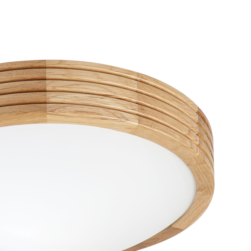 Brilagi - LED stropné svietidlo CARVALHO MODERN SLIM 1xE27/60W/230V pr. 27,5 cm dub