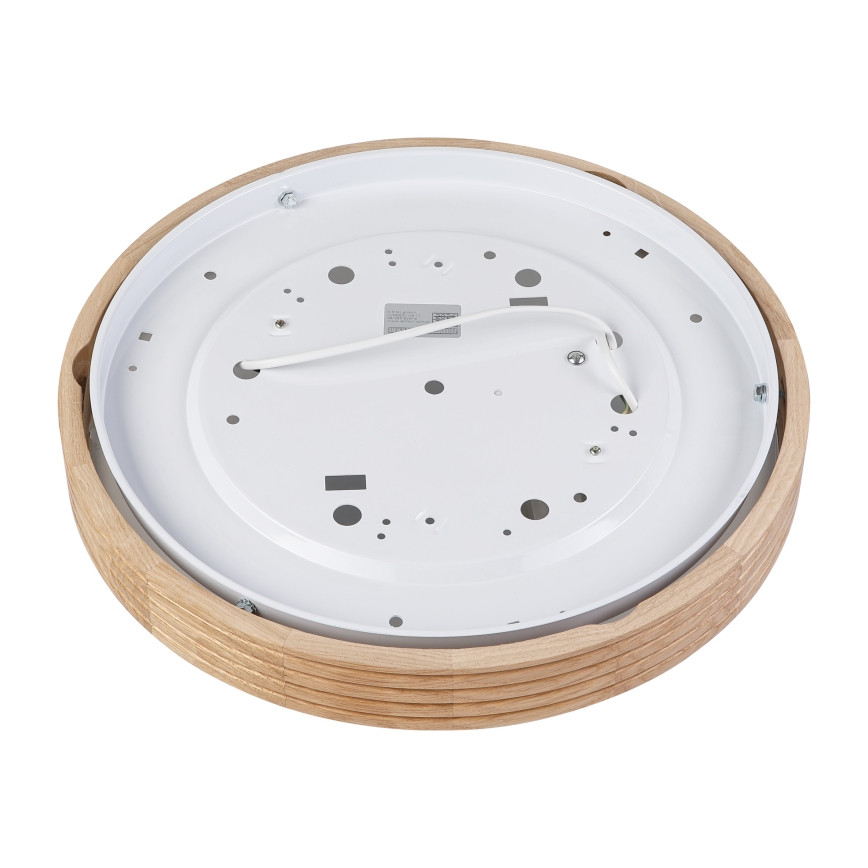 Brilagi - LED stropné svietidlo CARVALHO MODERN SLIM 2xE27/60W/230V pr. 37,5 cm dub