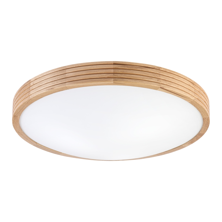 Brilagi - LED stropné svietidlo CARVALHO MODERN SLIM 3xE27/60W/230V priemer 47,5 cm dub