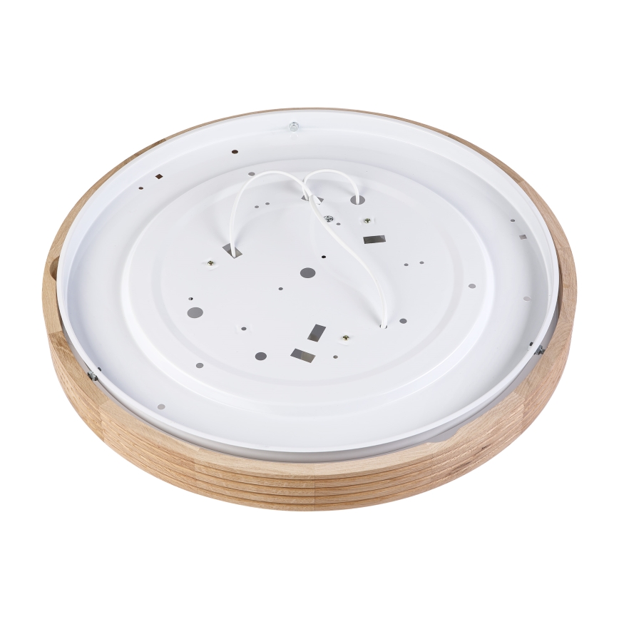 Brilagi - LED stropné svietidlo CARVALHO MODERN SLIM 3xE27/60W/230V priemer 47,5 cm dub