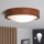 Brilagi - LED stropné svietidlo CARVALHO SLIM 1xE27/15W/230V dub/čerešňa priemer 27 cm