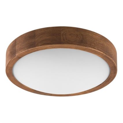 Brilagi - LED stropné svietidlo CARVALHO SLIM 1xE27/15W/230V dub/čerešňa priemer 27 cm