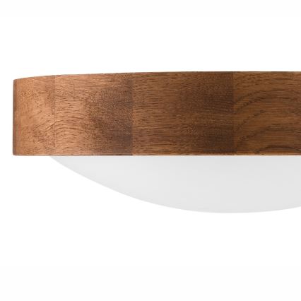 Brilagi - LED stropné svietidlo CARVALHO SLIM 1xE27/15W/230V dub/čerešňa priemer 27 cm