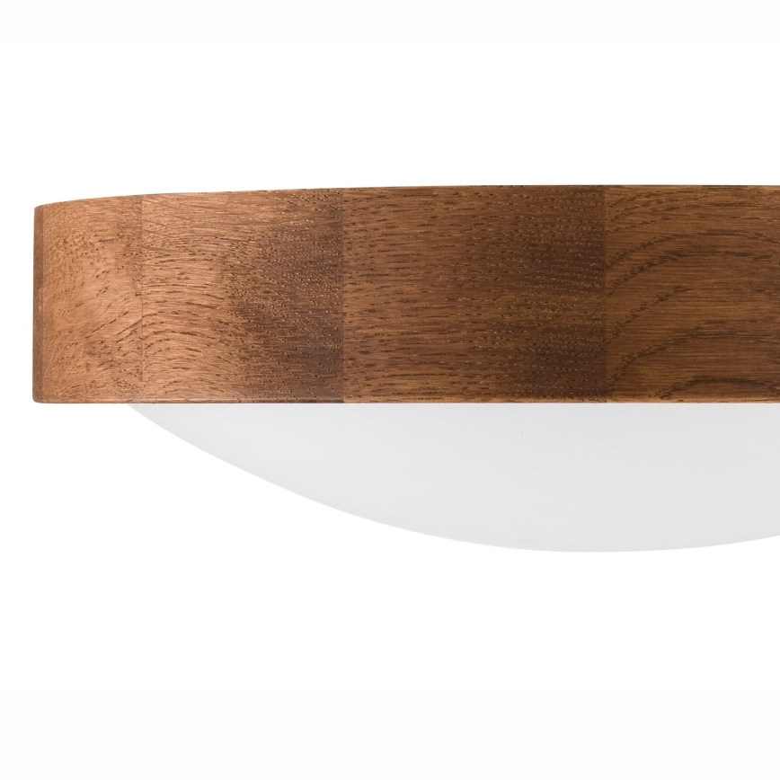 Brilagi - LED stropné svietidlo CARVALHO SLIM 1xE27/15W/230V dub/čerešňa priemer 27 cm