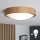 Brilagi - LED stropné svietidlo CARVALHO SLIM 1xE27/15W/230V dub, priemer 27 cm