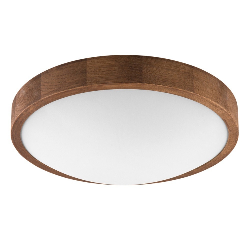 Brilagi - LED stropné svietidlo CARVALHO SLIM 2xE27/15W/230V dub čerešňa pr. 37 cm