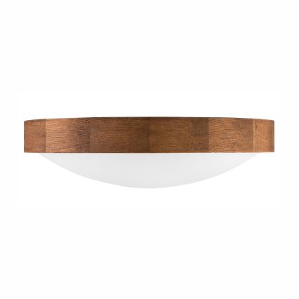 Brilagi - LED stropné svietidlo CARVALHO SLIM 2xE27/15W/230V dub čerešňa pr. 37 cm