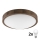 Brilagi - LED Stropné svietidlo CARVALHO SLIM 2xE27/60W/230V dub orech pr. 37 cm