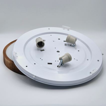 Brilagi - LED Stropné svietidlo CARVALHO SLIM 3xE27/15W/230V dub čerešňa pr. 47 cm