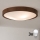 Brilagi - LED stropné svietidlo CARVALHO SLIM 3xE27/15W/230V dub/orech priem. 47 cm