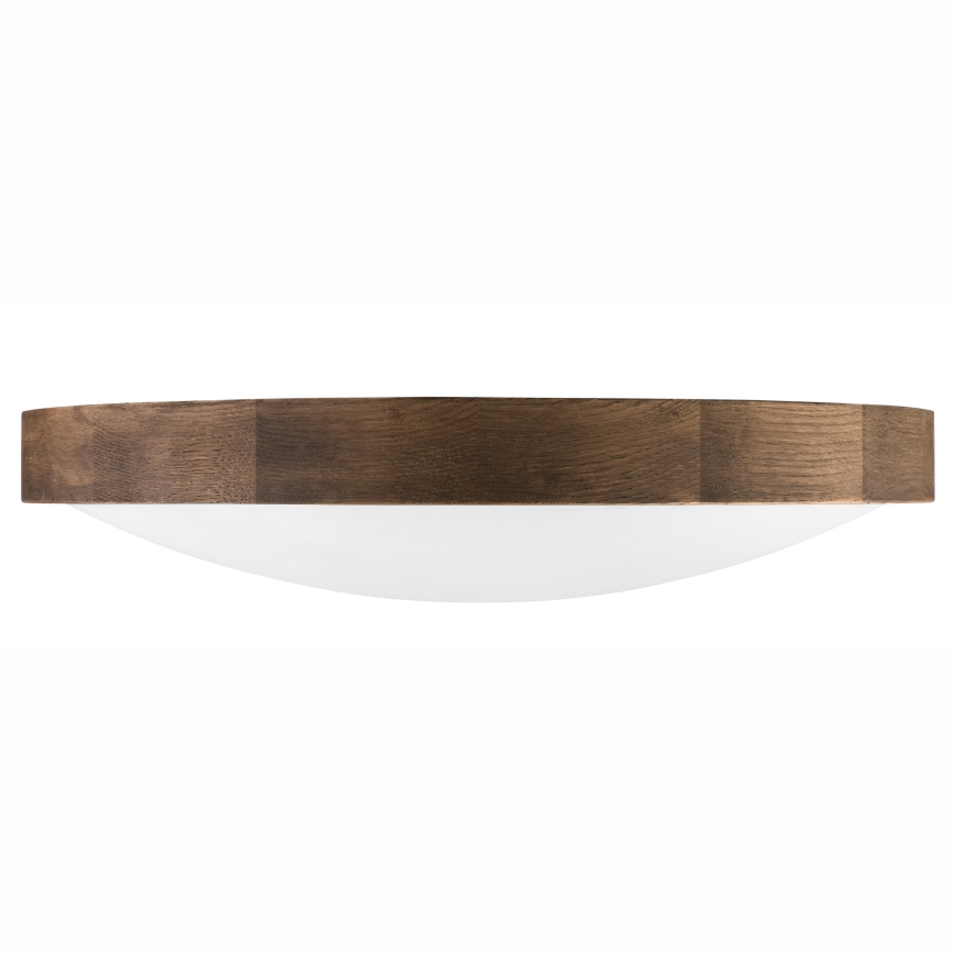 Brilagi - LED stropné svietidlo CARVALHO SLIM 3xE27/15W/230V dub/orech priem. 47 cm