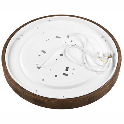 Brilagi - LED stropné svietidlo CARVALHO SLIM 3xE27/15W/230V dub/orech priem. 47 cm