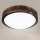 Brilagi - LED stropné svietidlo CARVALHO SLIM SMOKEY LED/20W/230V dub pr. 27,5 cm