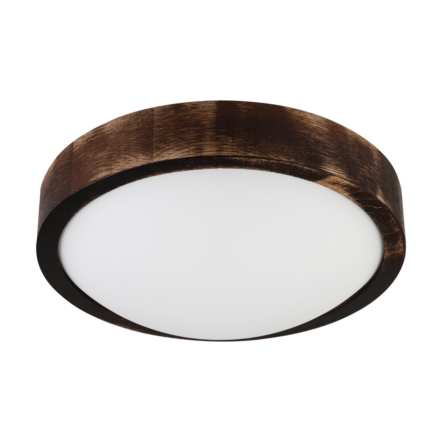 Brilagi - LED stropné svietidlo CARVALHO SLIM SMOKEY LED/20W/230V dub pr. 27,5 cm