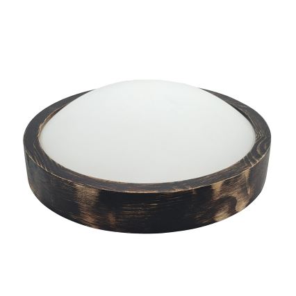 Brilagi - LED stropné svietidlo CARVALHO SLIM SMOKEY LED/20W/230V dub pr. 27,5 cm