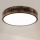 Brilagi - LED stropné svietidlo CARVALHO SMOKEY LED/36W/230V dub priemer 47,5 cm