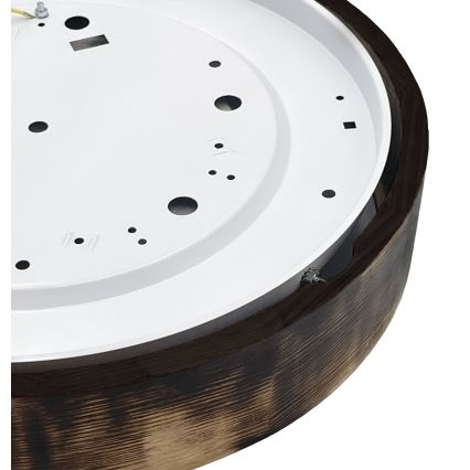 Brilagi - LED stropné svietidlo CARVALHO SMOKEY LED/36W/230V dub priemer 47,5 cm