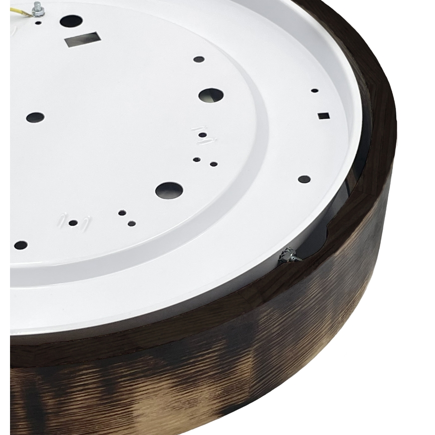 Brilagi - LED stropné svietidlo CARVALHO SMOKEY LED/36W/230V dub priemer 47,5 cm
