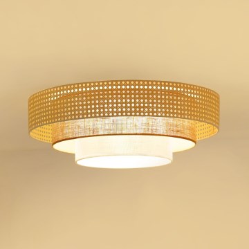 Brilagi - LED Stropné svietidlo CEDAR LUNETA LED/26W/230V béžová/hnedá/krémová