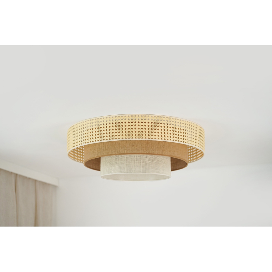Brilagi - LED Stropné svietidlo CEDAR LUNETA LED/26W/230V béžová/hnedá/krémová