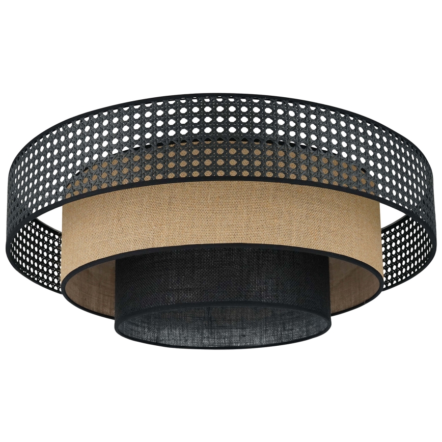Brilagi - LED Stropné svietidlo DAKOTA LUNETA LED/12W/230V pr. 60 cm 3000K/4000K/6400K čierna/béžová