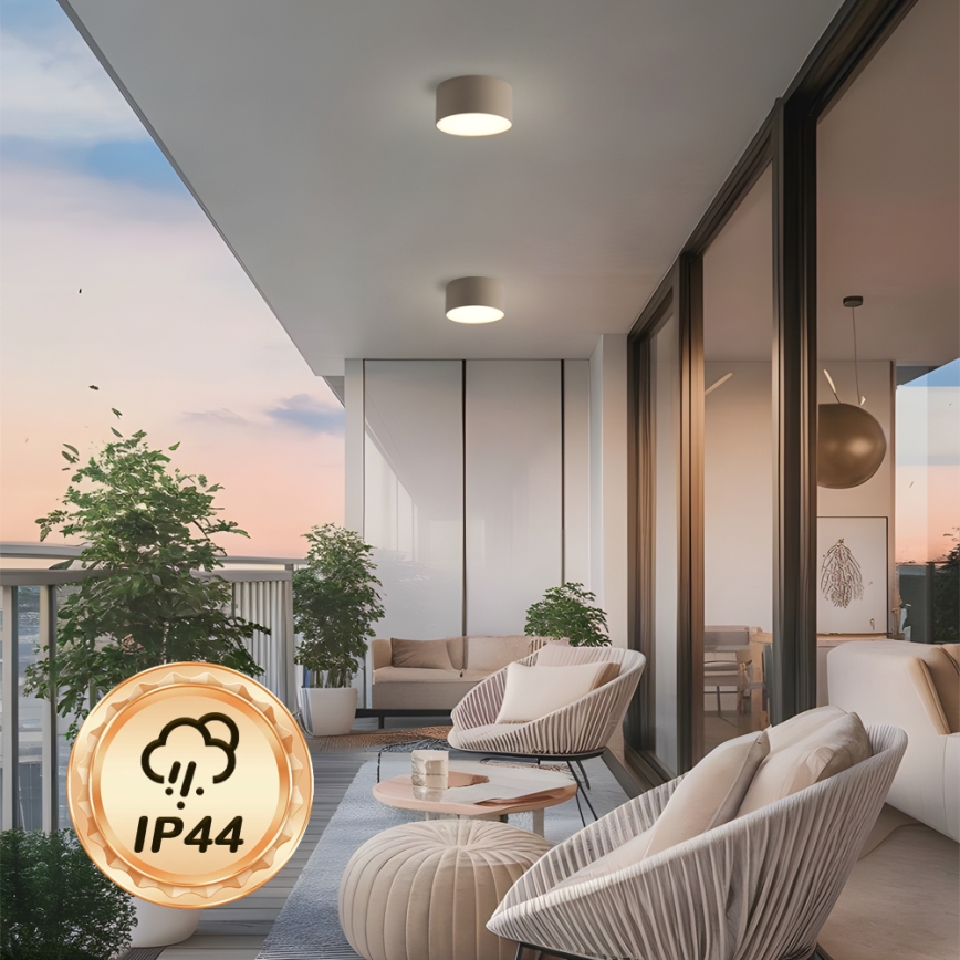 Brilagi - LED kúpeľňové stropné svietidlo FORIS LED/14W/230V pr. 12 cm béžové IP44