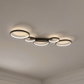BRILAGI - LED stropné svietidlo ECHO LED/60W/230V 4000K 45x110 cm čierna