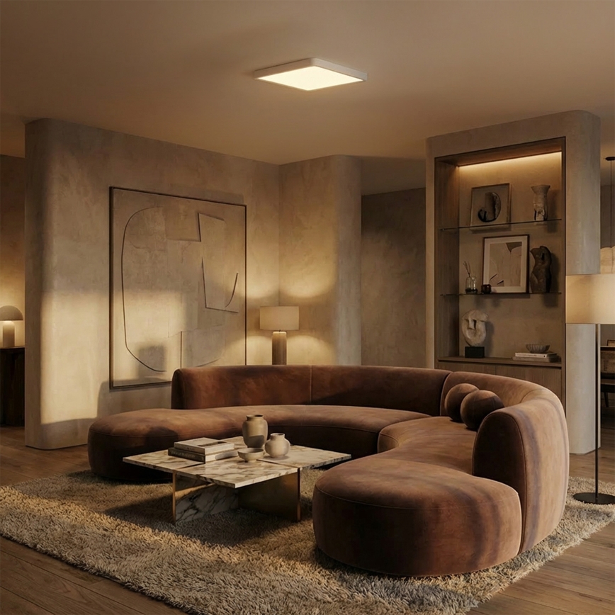 Brilagi - LED Stropné svietidlo ESTELA SQUARE LED/24W/230V 31x31 cm biela