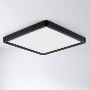 Brilagi - LED stropné svietidlo ESTELA SQUARE LED/24W/230V 31x31 cm čierna