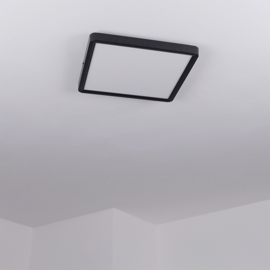 Brilagi - LED stropné svietidlo ESTELA SQUARE LED/24W/230V 31x31 cm čierna