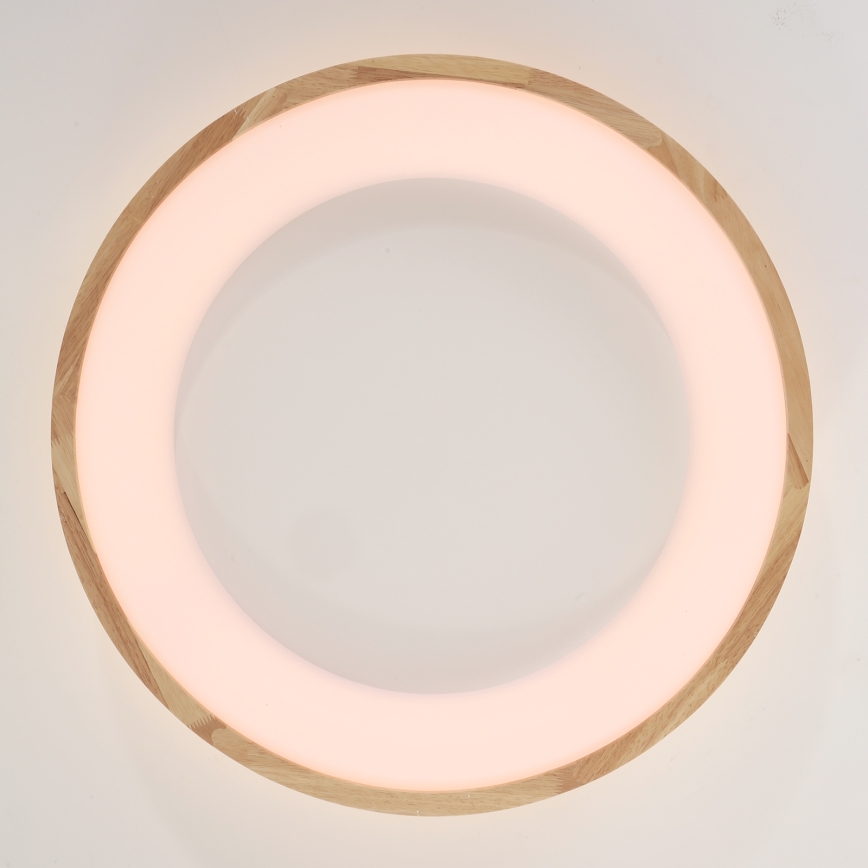 Brilagi - LED stropné svietidlo FALCON WOOD LED/40W/230V 3000/4000/6000K pr. 60 cm drevené