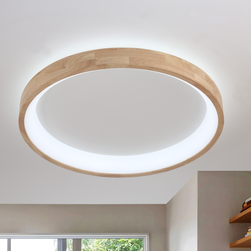 Brilagi - LED stropné svietidlo FALCON WOOD LED/60W/230V 3000/4000/6000K priemer 80 cm, drevené