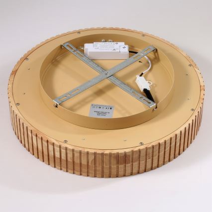 Brilagi - LED stropné svietidlo FALCON WOOD MODERN LED/30W/230V 3000/4000/6000K priemer 45 cm drevo