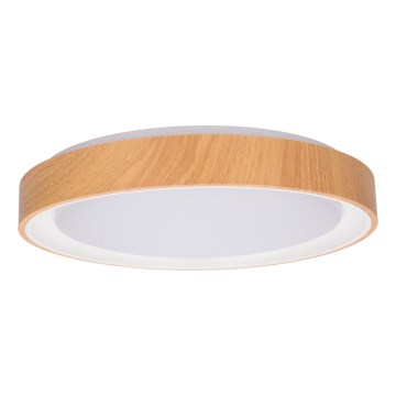 Brilagi - LED Stropné svietidlo FLOCO LED/24W/230V pr. 30 cm dekor dreva/biela